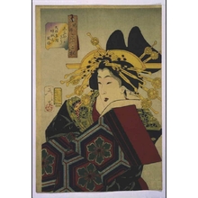 Tsukioka Yoshitoshi: Thirty-Two Daily Scenes: 'Looks Graceful', Mannerisms of a Beautiful Woman from the Tenpo Period - Edo Tokyo Museum