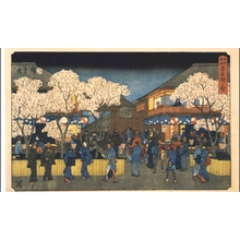 Utagawa Hiroshige: Famous Places in Edo: Yoshiwara Nakanocho Licensed Quarter - Edo Tokyo Museum