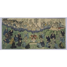 Utagawa Kuniteru: Thinking of a Great Fall in Prices - Edo Tokyo Museum