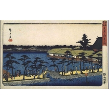 歌川広重: Famous Views of Edo: The Shinobazu Pond and Benten Shrine - 江戸東京博物館