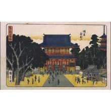 Utagawa Hiroshige: Famous Views of the Eastern Capital: The Kinryu Temple in Asakusa - Edo Tokyo Museum