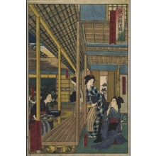 Tsukioka Yoshitoshi: Gourmet Delights in Tokyo: The Shoeitei in Kubo-cho - Edo Tokyo Museum