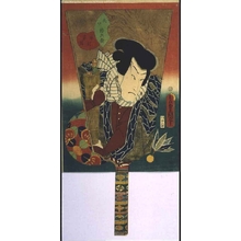 Utagawa Kunisada: Ichimura Kakitsu IV as Tenjiku Tokubei - Edo Tokyo Museum