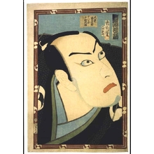Toyohara Kunichika: Kawarazaki Gonnosuke as Oboshi Yuranosuke from Chushingura - Edo Tokyo Museum
