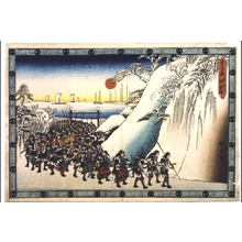 Utagawa Hiroshige: Chushingura: The Night Attack, 6-Burning Incense - Edo Tokyo Museum