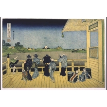 Katsushika Hokusai: Thirty-six Views of Mt. Fuji: Turtle-shell Tower, Five Hundred Rakan Temple - Edo Tokyo Museum