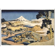 葛飾北斎: Thirty-six Views of Mt. Fuji: Fuji from the Katakura Tea Plantation in Suruga Province - 江戸東京博物館