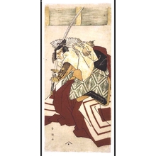 KATSUKAWA Syunnei: Ichikawa Danjuro V as Shibaraku - Edo Tokyo Museum