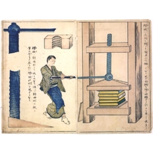 Unknown: Educational Prints: About Screws - Edo Tokyo Museum