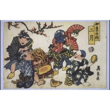 渓斉英泉: Amusements in the Four Seasons: Second Month - 江戸東京博物館