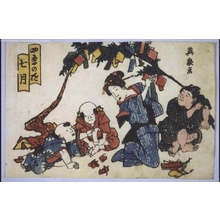 渓斉英泉: Amusements in the Four Seasons: Seventh Month - 江戸東京博物館