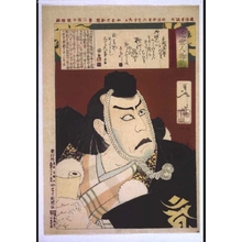 Tsukioka Yoshitoshi: Modern Characters: Ichikawa Danjuro - Edo Tokyo Museum