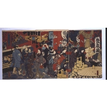 Utagawa Kunisada: Genji Throughout the Four Seasons: Winter - Edo Tokyo Museum