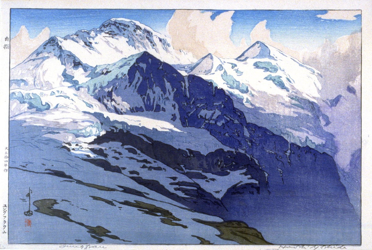 skarp ret ulæselig Yoshida Hiroshi: Jungfrau (Swiss Alps) - Legion of Honor - Ukiyo-e Search