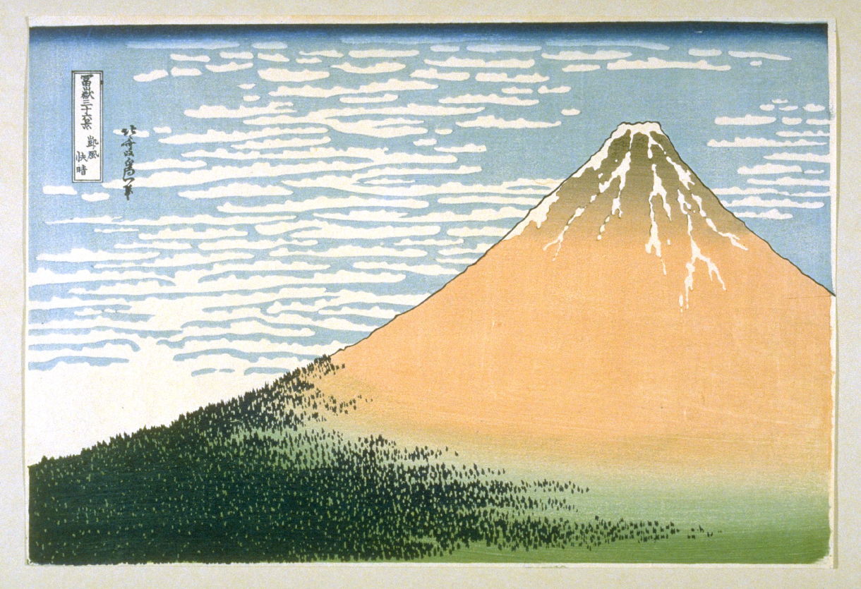 Katsushika Hokusai View Of Mount Fuji From 36 Views Of Fuji Legion Of Honor Ukiyo E Search