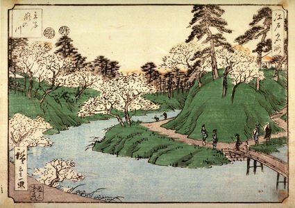 歌川広重: Unidentified image from a set of From Famous Views of Edo - Legion of Honor