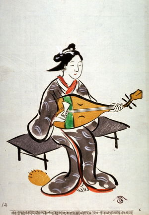 Unknown: No.13, Fox woman playing a lute - Legion of Honor