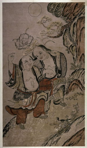 Unidentied Chinese printmaker: Two Taoist Immortals - Legion of Honor