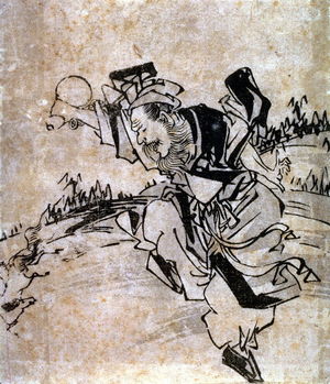 Katsushika Hokusai: [Man dancing] - Legion of Honor