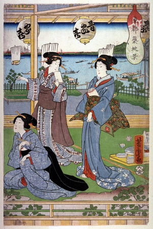 Utagawa Yoshitora: [Three women] - Legion of Honor