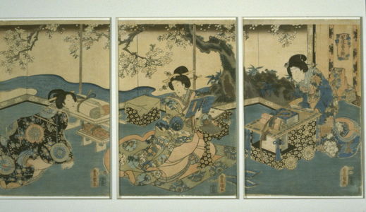 Utagawa Kunisada: Three Women Reading - Legion of Honor