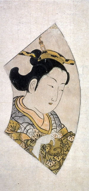 無款: [Half-length portrait of a courtesan] - Legion of Honor