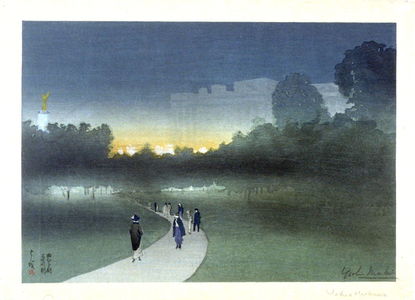 Toshio: View of Buckingham Palace, London, seen from the Ritz Hotel - Legion of Honor