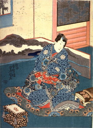 Utagawa Kunisada: Ka ni sasou haru no tsumeoto - Legion of Honor