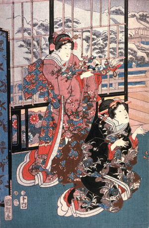 Utagawa Kuniteru: Muromachi no yuki - Legion of Honor
