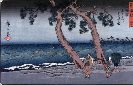 Utagawa Hiroshige: Hamamatsu, no. 30 from the series Fifty-three Stations of the Tokaido (Tokaido gojusantsugi) - Legion of Honor