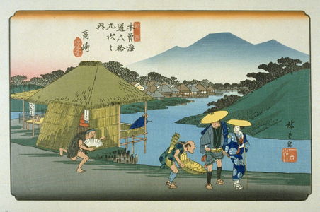 Utagawa Hiroshige: Takasaki , pl. 14 from a facsimile edition of Sixty-nine Stations of the Kiso Highway (Kisokaido rokujukyu tsui) - Legion of Honor