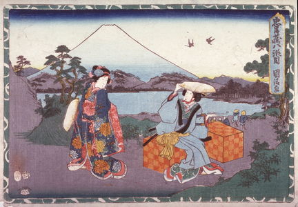 Utagawa Kunikiyo II: Act 8 from the Storehouse of Loyalty (Chushingura) (eighth image from a complete set of twelve) - Legion of Honor