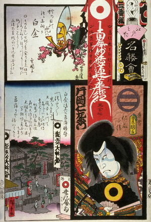 Utagawa Kunisada: Group 3, No. Te. Shirokane - Legion of Honor