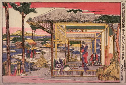 Katsushika Hokusai: Act 6 (Rokudamme) from the series New Perspectivbe Pictures of the Chushingura (Shimpan ukie chushingura)+ - Legion of Honor