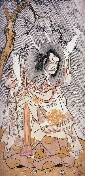 Katsukawa Shunsho: The Actor Ichikawa Danjuro IV as Kan Shojo on Mt. Tempai - Legion of Honor