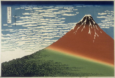 Katsushika Hokusai: Gaifu Kaisei - from 36 Views of Fuji - Legion of Honor
