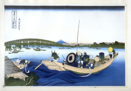 Katsushika Hokusai: Ryougokubashi Yuyo - from 36 Views of Fuji - Legion of Honor