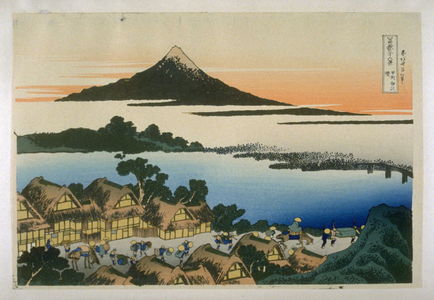 Katsushika Hokusai: Koshu Tzawn-no-Akatsuki - from 36 Views of Fuji - Legion of Honor