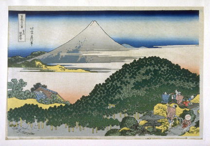 Katsushika Hokusai: Aoyama Enzano-Matsu - from 36 Views of Fuji - Legion of Honor