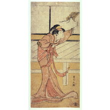 Kusamura Toyomaru: Nakayama Tomisaburo, perhaps as Okaru in Act 7 of Chushingura, panel from a polyptych - Legion of Honor