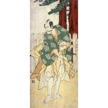 Kusamura Toyomaru: Ichikawa Komazo II as a Lord Beside a Stone Railing - Legion of Honor