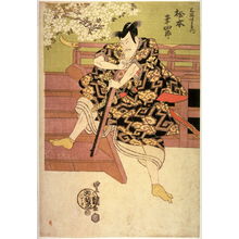 Utagawa Toyokuni I: Matsumoto Koshiro V as Fuwa Banzaemon, panel of a polyptych - Legion of Honor