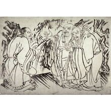 無款: The Three Sages: Confucius, Buddha, and Lao Tsu, from a series in the Kano style - Legion of Honor