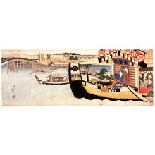 葛飾北斎: A Pleasure Boat on the Sumida River - Legion of Honor