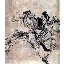 Katsushika Hokusai: [Man dancing] - Legion of Honor