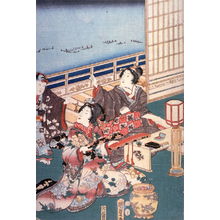 Utagawa Kunisada II: Hanamurasaki omokage ganji - Legion of Honor
