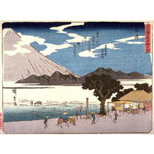 Utagawa Hiroshige: Numazu, no. 13 from a series of Fifty-three Stations of the Tokaido (Tokaido gojusantsugi) - Legion of Honor