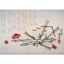 Tsujido: [Plum blossoms and ceremonial wrappings] - Legion of Honor