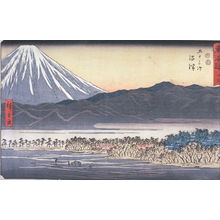 Utagawa Hiroshige: Numazu, no. 13 from the series Fifty-three Stations of the Tokaido (Tokaido gojusantsugi) - Legion of Honor