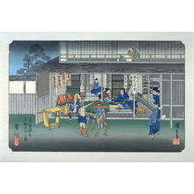 Utagawa Hiroshige: Niekawa, pl. 34 from a facsimile edition of Sixty-nine Stations of the Kiso Highway (Kisokaido rokujukyu tsui) - Legion of Honor